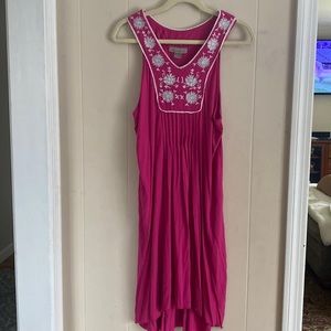 Peppermint Bay Sleeveless Pink Dress